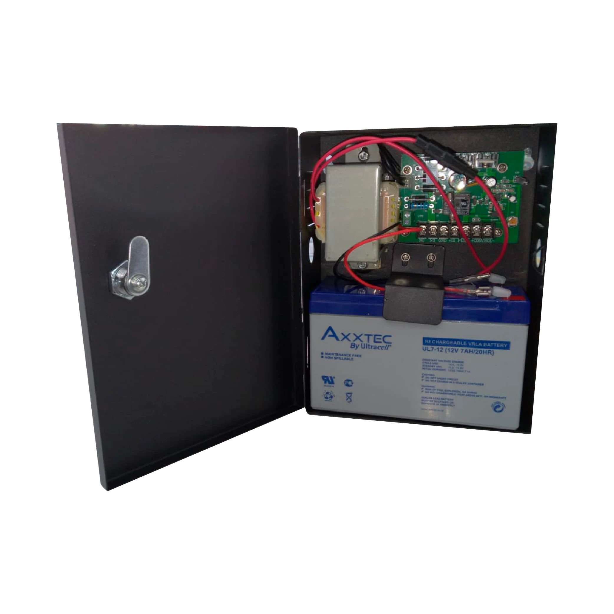 Fuente Poder 12V 5A con batería de 12V 7A PcPlay